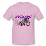 Men's Graphic T Shirt Cycling Trends Comfortable Round Neck Short Sleeves Tee