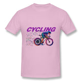 Men's Graphic T Shirt Cycling Trends Comfortable Round Neck Short Sleeves Tee