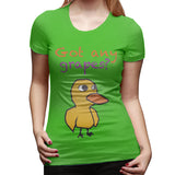 Novelty T Shirt for Women Got Any Grapes Cool Round Neck Short Sleeve Shirts