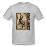 Mens Novelty T-Shirt Athena Style Round Neck Short Sleeves Tee