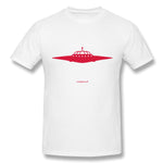 Men's Graphic T Shirt The UFO Style O-Neck Short Sleeves Blouse Tops