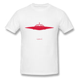 Men's Graphic T Shirt The UFO Style O-Neck Short Sleeves Blouse Tops