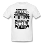 Men's Casual T-shirt Dont Like Me Breathable O-Neck Short Sleeves Tees