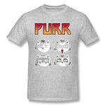 Mens Novelty T-Shirt Purr V2 Breathable Crew Neck Short Sleeves Tees