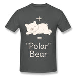 Men's Casual T-shirt Polar Molecule Bear Funny Science Pun Comfortable Round Neck Short Sleeves Shirt