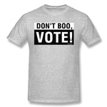 Men's Graphic T Shirt Don't Boo Vote Comfortable O-Neck Short Sleeves Blouse Tops