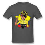 Men's Graphic T Shirt Tour De France Style Crew Neck Short Sleeves Shirt