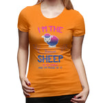 Women’s T-shirt Gay Pride - Bi-Sheep Summer O-Neck Short Sleeve Tops