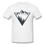 Men's Graphic T Shirt Mountain Breathable Crew Neck Short Sleeves Tee