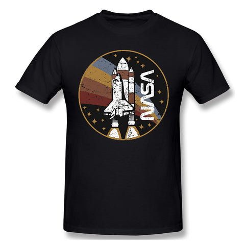 Men's Graphic T Shirt Nasa Cool O-Neck Short Sleeves Tees