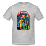 Men's Graphic T Shirt Clowns Are Funny Breathable Round Neck Short Sleeves Shirt