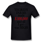 Cotton T Shirt for Men Tegridy Farms For Light Comfortable Crew Neck Short Sleeves Blouse Tops