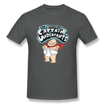 Cotton T Shirt for Men Captain Underpants! Comfortable Crew Neck Short Sleeves Tees