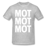 Men's Casual T-shirt Mot Mot Mot Comfy O-Neck Short Sleeves Tees