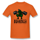 Cotton T Shirt for Men Quadzilla Style Round Neck Short Sleeves Shirt